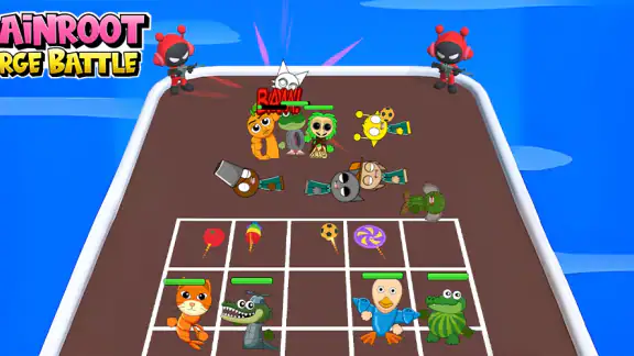 Brainroot Merge Battle