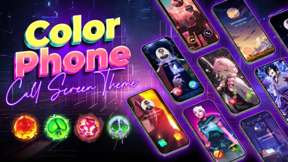 Call Screen Theme: Color Phone