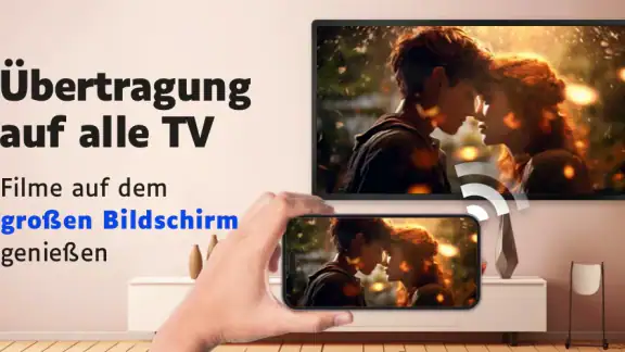 Cast to TV - Bildschirm Sync