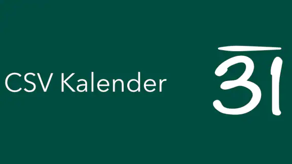 CSV-Kalender
