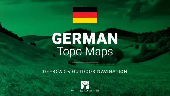 Deutschland Topo Karten