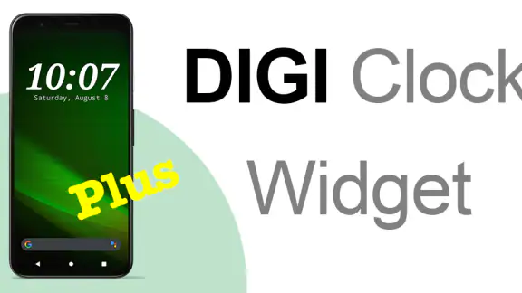 DIGI Clock Widget Plus