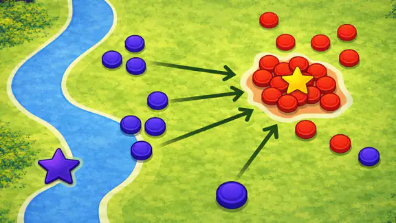 Dots Commander: RTS War