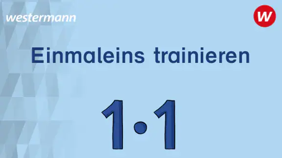 Einmaleins trainieren