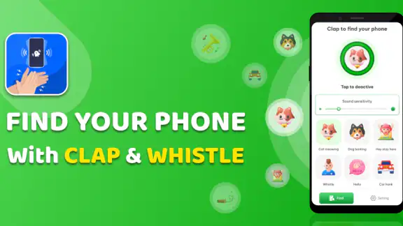 Find My Phone By Clap, Whistle