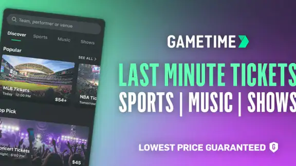Gametime - Last Minute Tickets