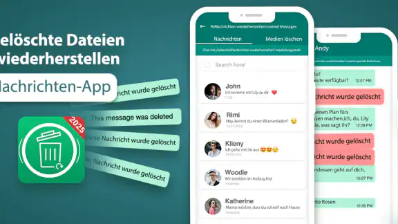 Gelösc Nachrichten widerhstlen