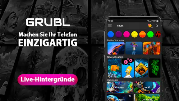 GRUBL™ 4D Live-Hintergründe KI