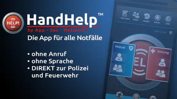 HandHelp™ - Notruf Notfall App