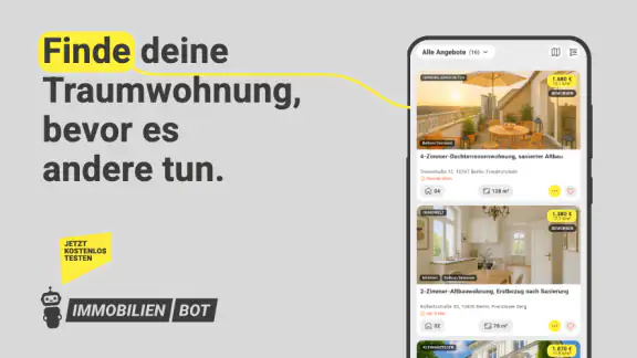 Immobilien Bot. Wohnung finden
