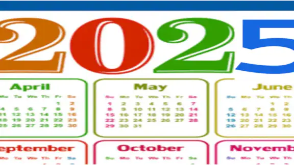 Kalender 2025