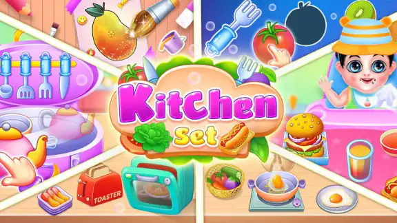 Kitchen Set: Toy Cooking Games