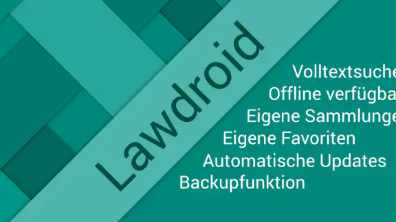 Lawdroid – Deutsche/EU-Gesetze