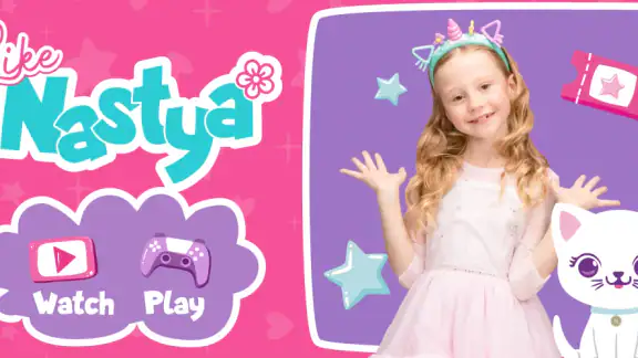 Like Nastya: Spiele & Videos
