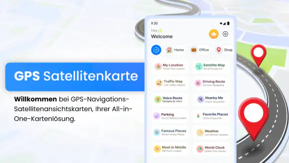 Live Erde:GPS-Satellitenkarten