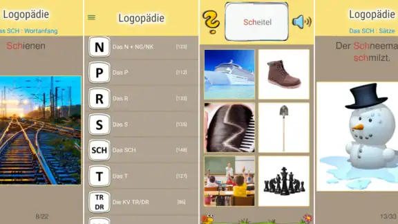 Logopädie App : Übungen  [PMQ]