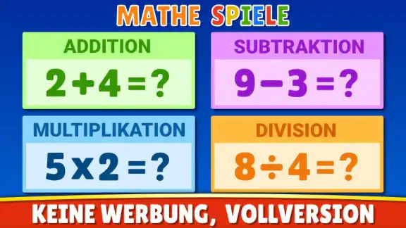 Mathe Lernspiele für Kinder
