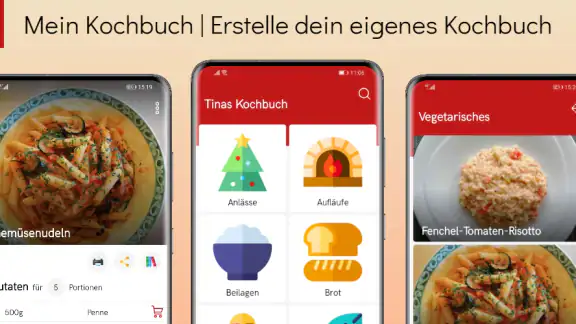 Mein Kochbuch, Rezepte sammeln