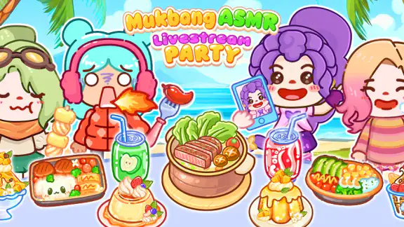 Mukbang ASMR Livestream Party