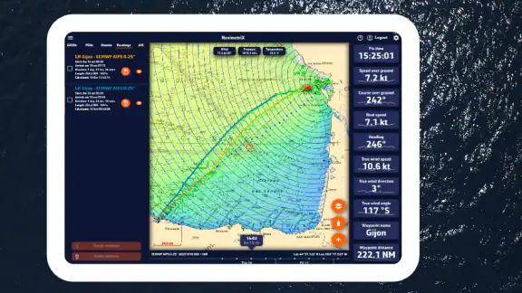 NavimetriX – Wetterrouting