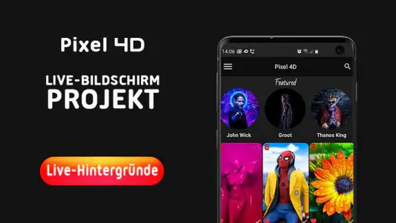 Pixel 4D™ Live-Hintergründe