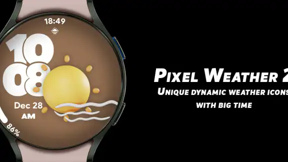 Pixel Weather 2 - Watch face
