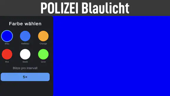Polizei Blaulicht