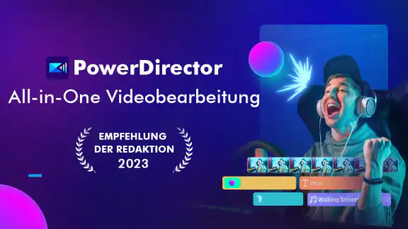 PowerDirector-Videobearbeitung
