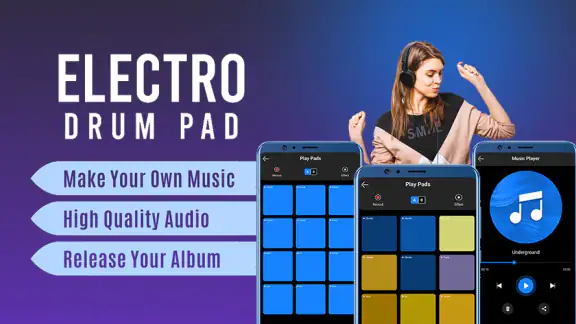 Real Electro Drum Pad: Hip Hop