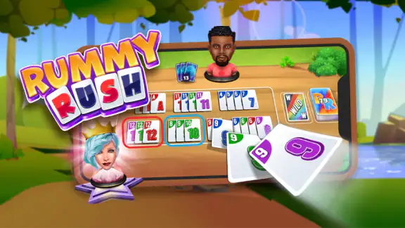 Rummy Rush -Rommé Kartenspiele