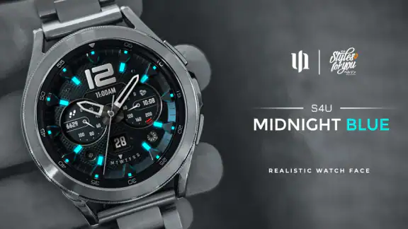 S4U Midnight Blue - watch face