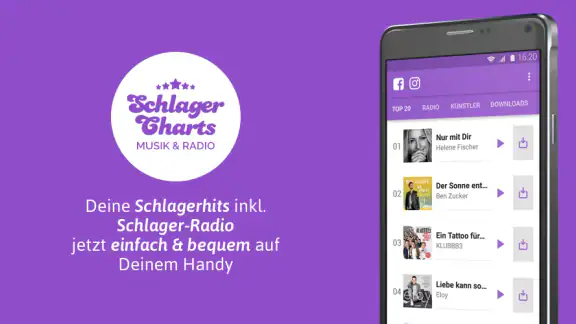 Schlager Charts: Musik & Radio