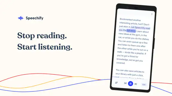 Speechify: KI-Vorlese-App