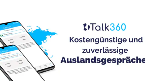 Talk360: Internationale Anrufe