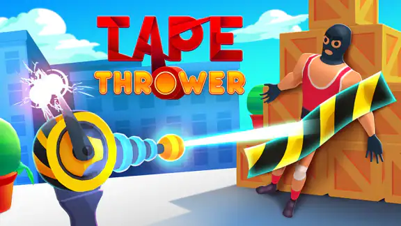 Tape Thrower Aufkleber-Pistole