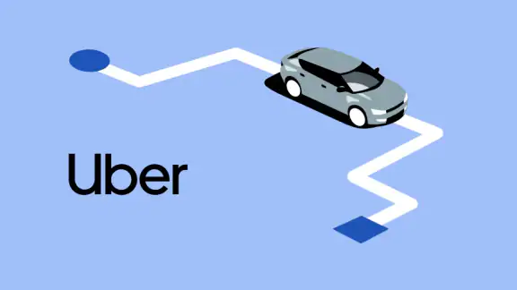 Uber - Eine Fahrt bestellen