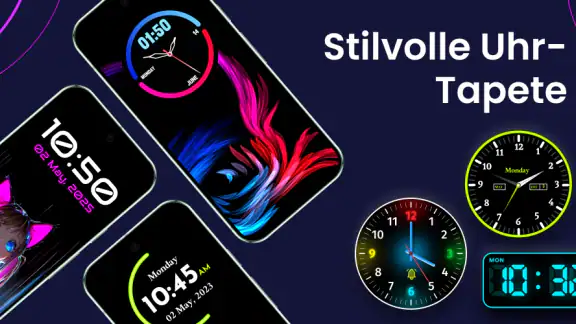 Uhr Live Wallpaper - Stylish