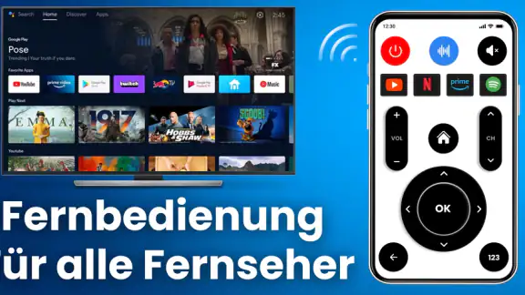 Universelle TV-Fernbedienung
