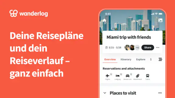 Wanderlog reisen routenplaner