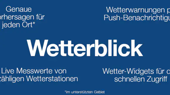 Wetterblick: Wetter & Radar