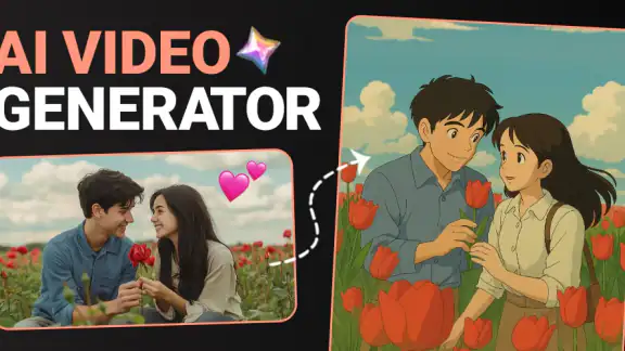 AI Video Generator, Kiss Video
