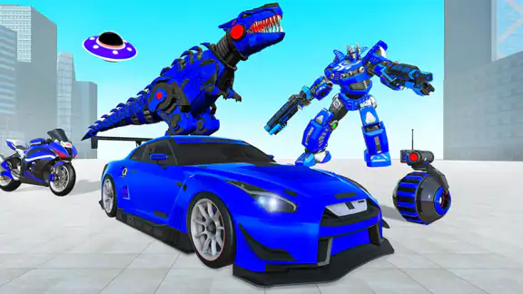 Dino Transform Robot Games