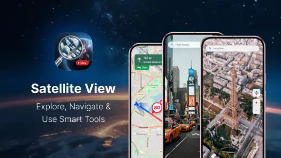 GPS Satellite Live Earth Map