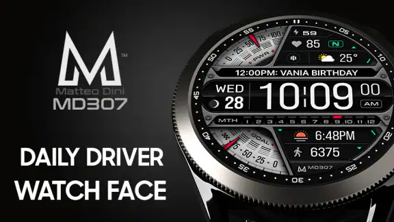 MD307 Digital watch face