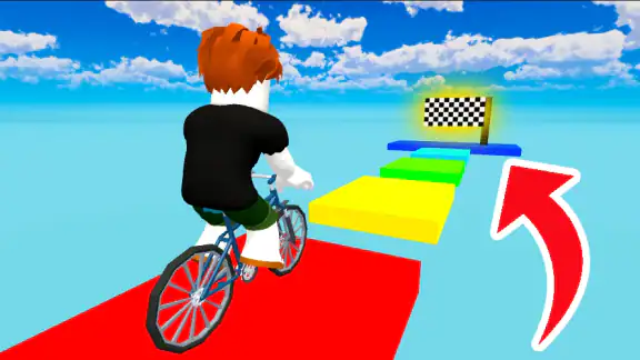 Obby bike: Parkour Adventure