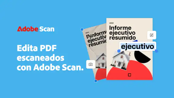 Adobe Scan: Escáner de PDF, IA