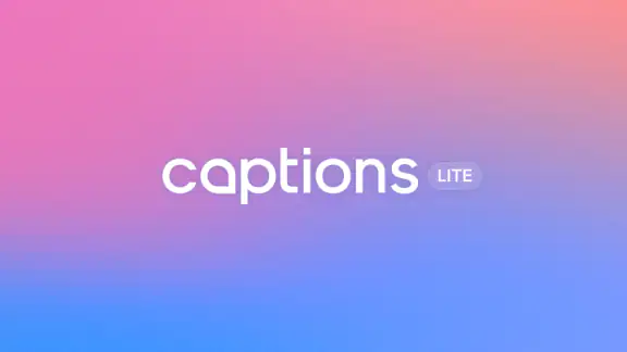 Captions Lite