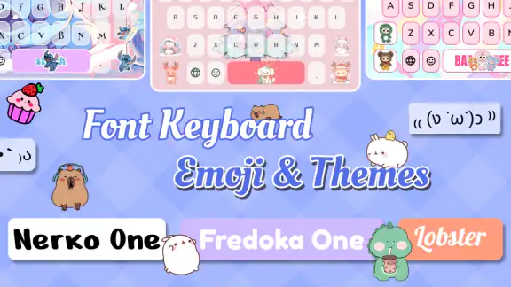 Emoji Font Keyboard & Themes