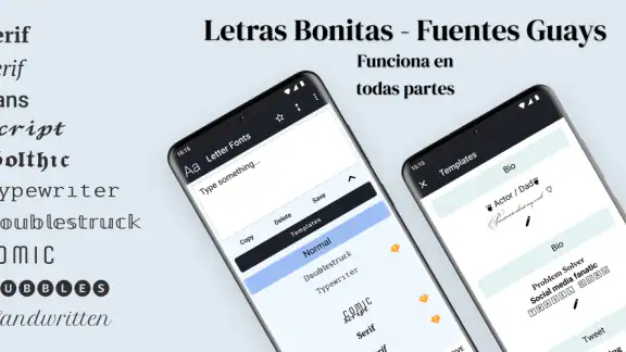 Letras Bonitas - Fuentes Guays