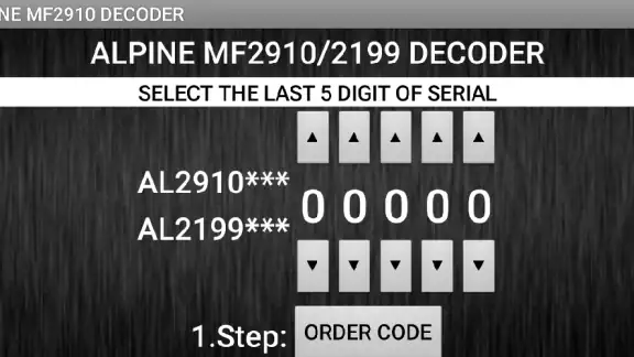 Mercedes AL2910 Radio Code